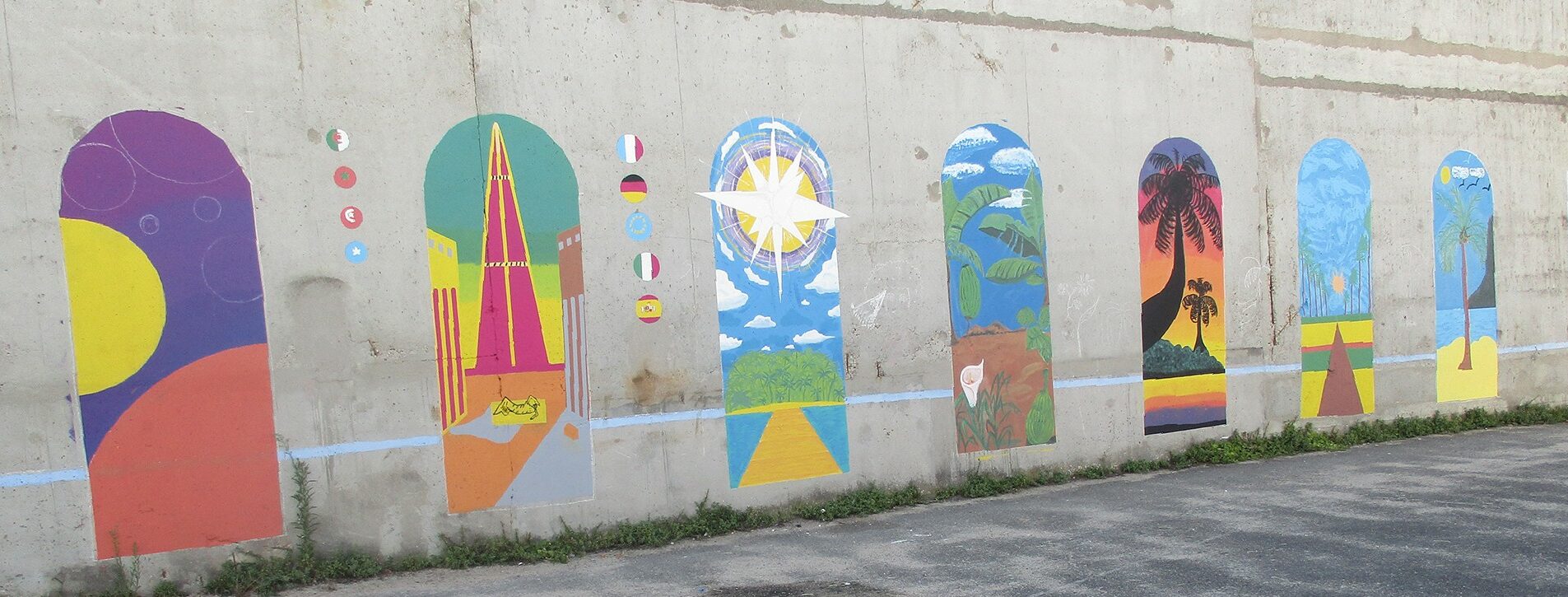 fresque maison centrale poissy