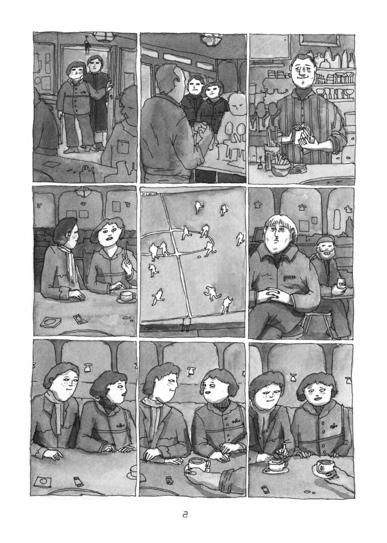 Muets, 5 pages, format A5, participation à un fanzine de bande dessinées “muettes”