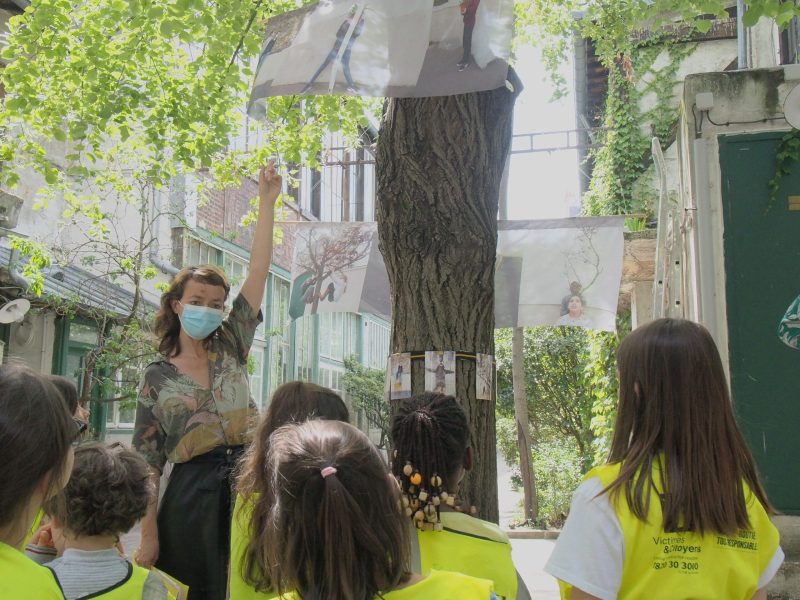 Espace Frans Krajcberg, exposition de restitution des enfants de l'Ecole Falguière, juin 2022