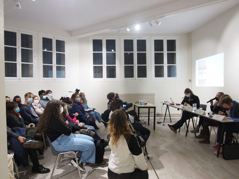 Table ronde, Art et écologie, l'intégration des problématiques environnementales dans l'art contemporain, Cité internationale des arts - Villa Radet, décembre 2021