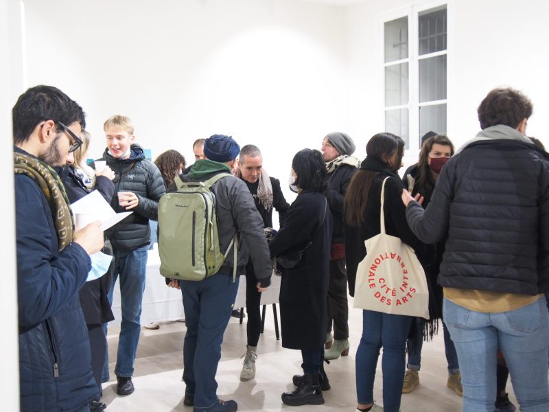 Table ronde à Villa Radet, Cité internationale des arts, décembre 2021